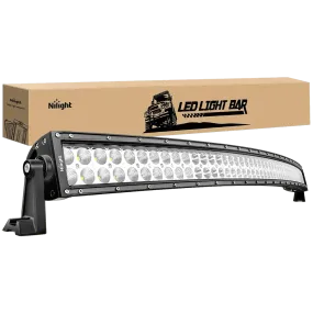 50 Inch 288W Double Row Curved Spot Flood LED Light Bar