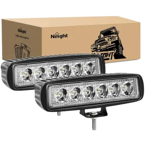 6.3 Inch 18W Spot LED Work Light (Pair)