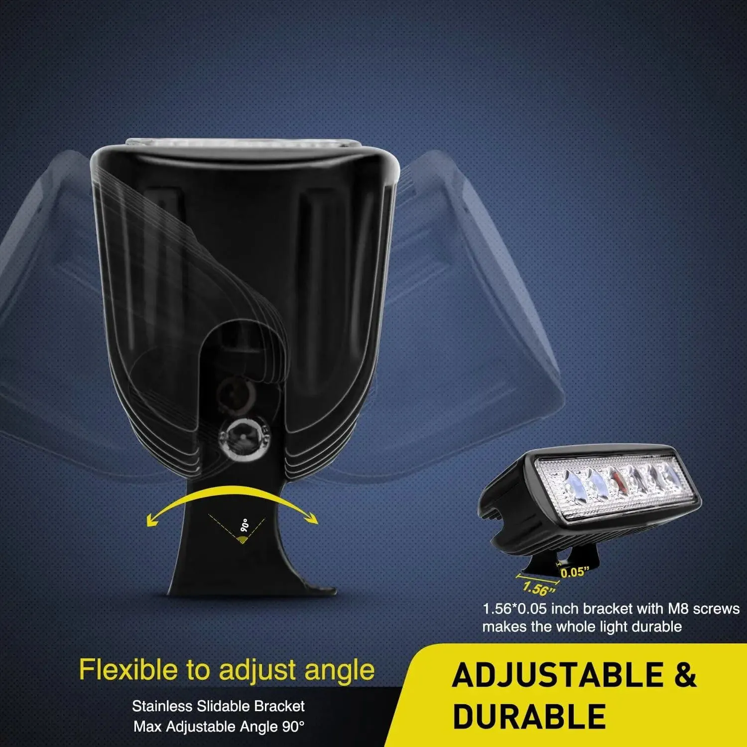 6.3 Inch 18W Spot LED Work Light (Pair)