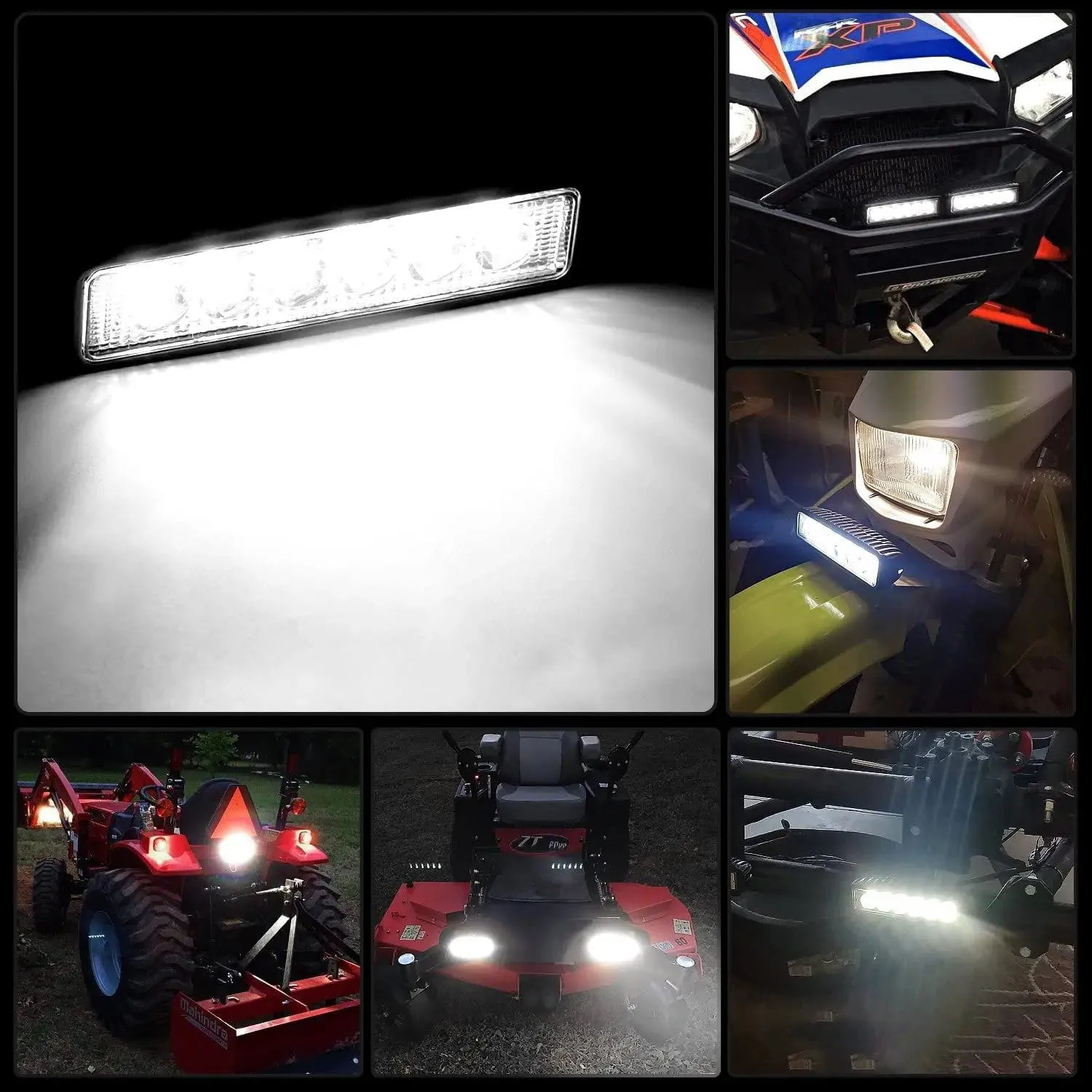 6.3 Inch 18W Spot LED Work Light (Pair)