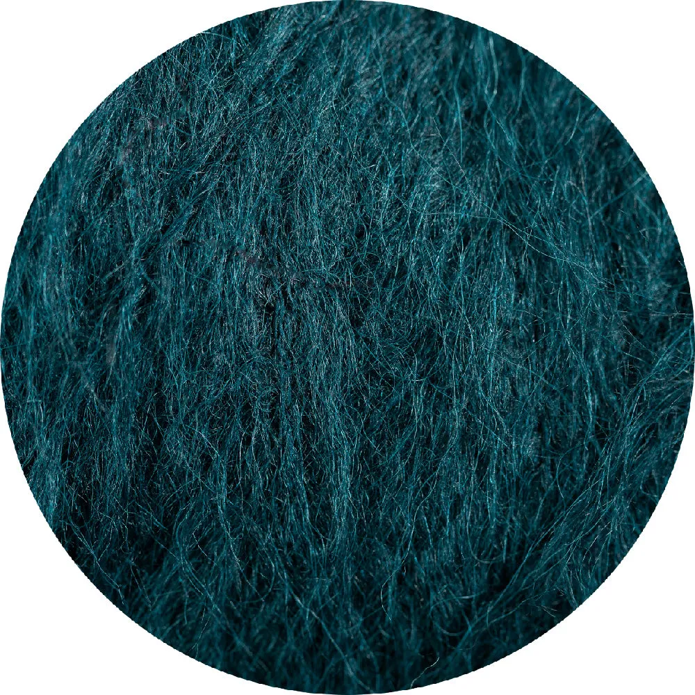 Alpaca kimono ribbed cardigan - Oat