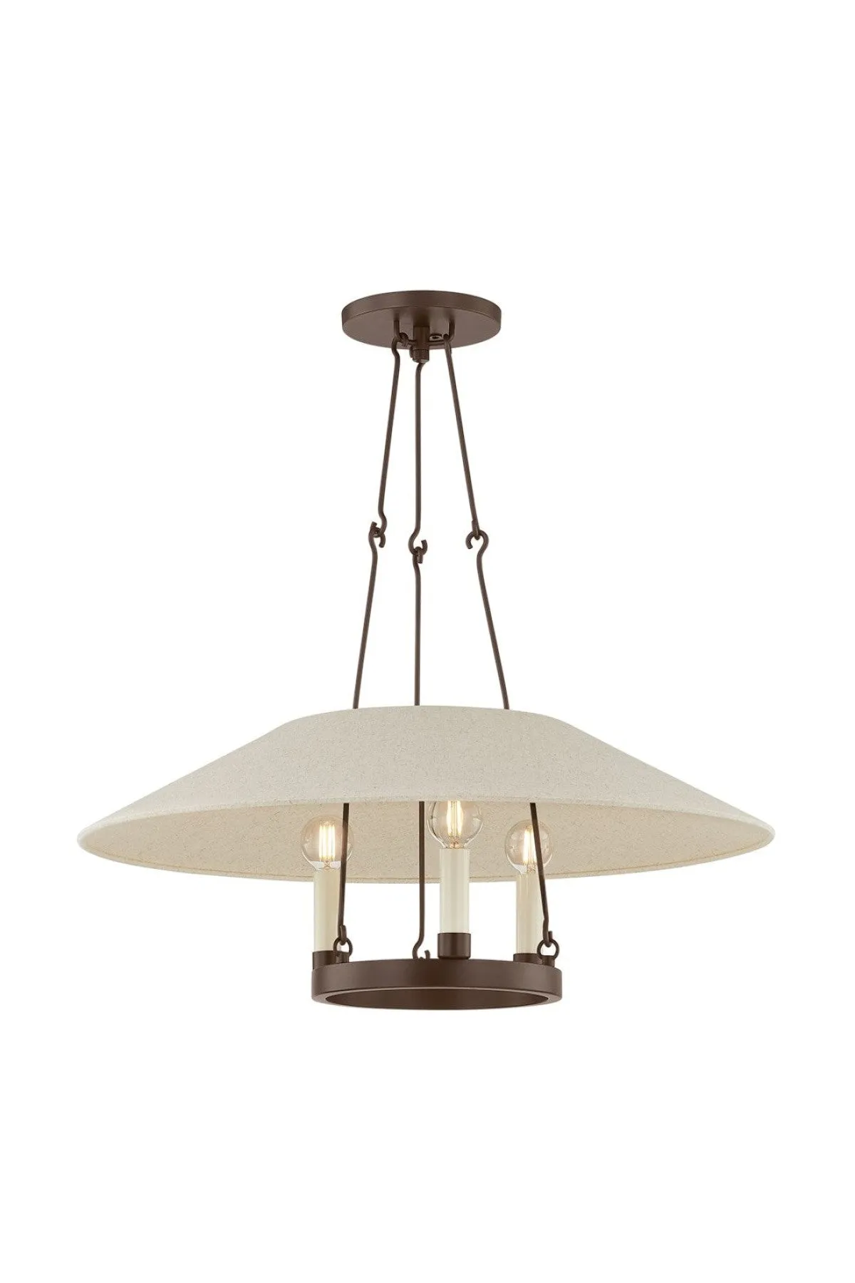 Archive Chandelier - Bronze