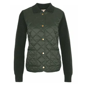 Barbour Womens Moors Knitted Cardigan Olive