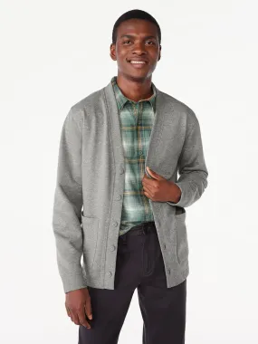 Free Assembly Men's Fleece Cardigan, Sizes XS-3XL