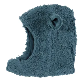Pigeon Fleecy animal hat - teal mouse