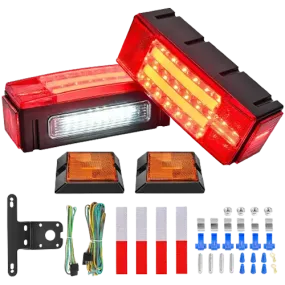 Rectangular LED Trailer Light Kit (Pair)